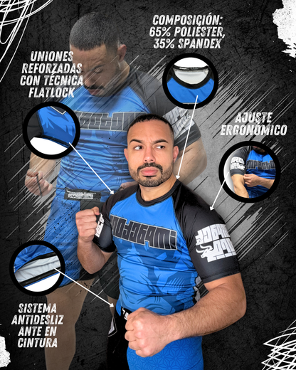 CONJUNTO DEPORTIVO IMPACTORO · RASHGUARD + SHORT